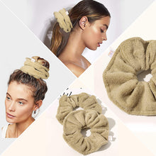 Load image into Gallery viewer, Ivyu Microfiber Hair Drying Scrunchies Towels Fiber - Buns Large Scrunchie for Curl Hair for Bed Pool Shower Warp Wet Anti Frizz Hair Products Absorbent Fast Terry Cloth Scrunchy Gifts For Women Girls - Ivyu Beauty
