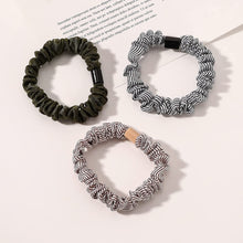 将图片加载到图库查看器，Hair Ties Silk Satin Scrunchies - Small Mini Thin Elestics Ponytail Holder Hair Bands Skinny Scrunchy For Thick Curl Hair No Crease Hair Ties Soft Accessories No Hurt Your Hair for Women and Girls - Ivyu Beauty

