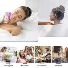 将图片加载到图库查看器，Ivyu Microfiber Hair Drying Scrunchies Towel Fiber - Buns Large Big Jumbo Black Scrunchie for Curl Hair for Shower Warp Wet Hair Anti Frizz Hair Products Absorbent Fast Sleep Scrunchy For Women Girls - Ivyu Beauty
