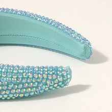 将图片加载到图库查看器，Ivyu Headbands for Women Girls Head Bands - Diademas Para Mujer De Moda Rhinestone Blue - Ivyu Beauty
