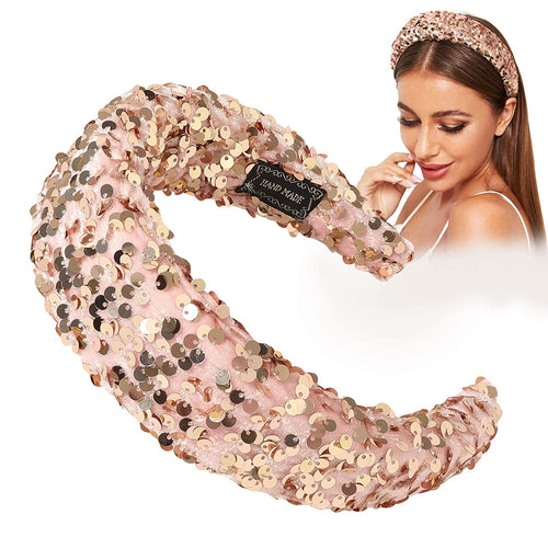 Ivyu Headbands Diademas Para Mujer De Moda Padded Pink - Ivyu Beauty