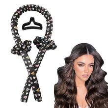 将图片加载到图库查看器，Heatless Hair Curler Curling Rod Headband Overnight for Long Hair Curls Waves Satin Jumbo Large Big No Heat Hair Roller for Women
