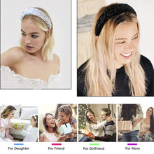Load image into Gallery viewer, Ivyu Headbands Black Diademas Para Mujer De Moda Padded Headband - Ivyu Beauty
