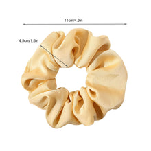 将图片加载到图库查看器，Ivyu Satin Scrunchie Big Hairties (Yellow Series) - Ivyu Beauty
