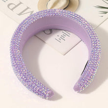 Load image into Gallery viewer, Ivyu Headbands for Women Girls Head Bands - Diademas Para Mujer De Moda Rhinestone Purple - Ivyu Beauty
