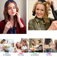 Load image into Gallery viewer, Heatless Hair Curler Curling Rod Headband Overnight for Long Hair Curls Waves Satin Jumbo Large Big No Heat Hair Roller for Women - Ivyu Beauty
