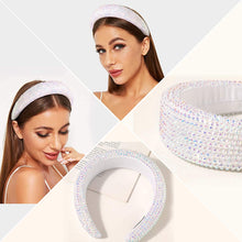 Load image into Gallery viewer, Ivyu Headbands for Women Girls Head Bands - Diademas Para Mujer De Moda Rhinestone White - Ivyu Beauty
