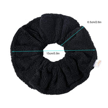 Load image into Gallery viewer, Ivyu Microfiber Hair Drying Scrunchies Towel Fiber - Buns Large Big Jumbo Scrunchie for Curl Hair for Shower Wet Anti Frizz Hair Products Absorbent Fast Terry Cloth Sleep Scrunchy Gift for Women Girls - Ivyu Beauty
