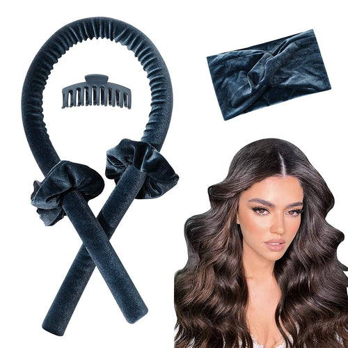 IVYU Tiktok Hair Curlers Rollers For Long Heatless Curling Rod Headband Ribbon No Heat Hair Roller Kit Tool You Can Sleep In Soft Foam Curling Rods Hair Rollers Overnight for Women - Ivyu Beauty