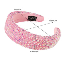 Load image into Gallery viewer, Ivyu Headbands for Women Girls Head Bands - Diademas Para Mujer De Moda Rhinestone Pink - Ivyu Beauty

