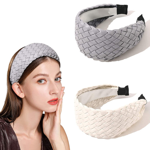 Ivyu Headbands for Women Head Bands - Fashion Diademas Para Mujer De Moda Cute White Wide Headband - Ivyu Beauty