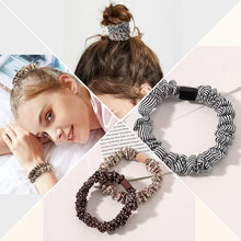 将图片加载到图库查看器，Hair Ties Silk Satin Scrunchies - Small Mini Thin Elestics Ponytail Holder Hair Bands Skinny Scrunchy For Thick Curl Hair No Crease Hair Ties Soft Accessories No Hurt Your Hair for Women and Girls - Ivyu Beauty
