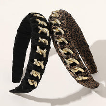 Load image into Gallery viewer, Ivyu Headbands for Women Hair Head Bands - Diademas Para Mujer De Moda Leopard Headband Cheetah Hair Accessories Hairbands for Girls No Slip Fashion Cute Chain Headband Gift for Friends - Ivyu Beauty
