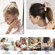 Load image into Gallery viewer, Ivyu Small Scrunchies Silk Satin Hair Ties Beige
