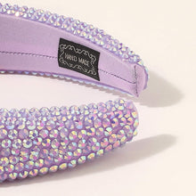 Load image into Gallery viewer, Ivyu Headbands for Women Girls Head Bands - Diademas Para Mujer De Moda Rhinestone Purple - Ivyu Beauty
