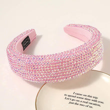 Load image into Gallery viewer, Ivyu Headbands for Women Girls Head Bands - Diademas Para Mujer De Moda Rhinestone Pink - Ivyu Beauty
