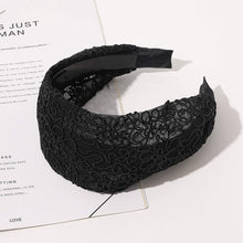 Load image into Gallery viewer, Headbands for Women Head Bands - Diademas Para Mujer De Moda Cute Black Wide Headband Hair Accessories for Girls Oversize Large Lace Designer Fashion Head band No Slip for Womens Hair Band - Ivyu Beauty
