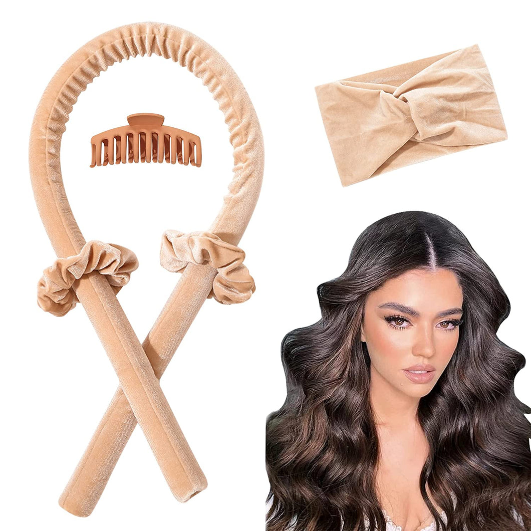 IVYU Tiktok Hair Curlers Rollers For Long Heatless Curling Rod Headband Ribbon No Heat Hair Roller Kit Tool You Can Sleep In Soft Foam Curling Rods Hair Rollers Overnight for Women - Ivyu Beauty
