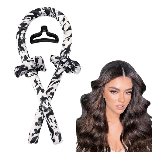Heatless Hair Curler Curling Rod Headband Overnight for Long Hair Curls Waves Satin Jumbo Large Big No Heat Hair Roller for Women - Ivyu Beauty