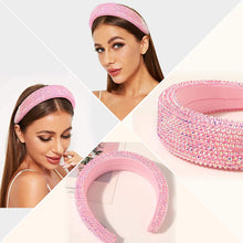 Load image into Gallery viewer, Ivyu Headbands for Women Girls Head Bands - Diademas Para Mujer De Moda Rhinestone Pink - Ivyu Beauty

