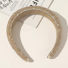 Load image into Gallery viewer, Ivyu Rhinestone Headbands for Women Girls Jeweled Padded Head Bands Glitter Diademas Para Mujer De Moda Hair Accessories Girls No Slip Fashion Cute Champagne Headband for Outfits Wedding Party - Ivyu Beauty
