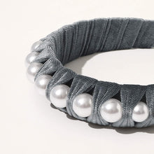 将图片加载到图库查看器，Ivyu Headbands for Women Head Bands - Diademas Para Mujer De Moda Velvet Pearl Headband Hair Accessories Hairbands for Girls No Slip Fashion Cute Headband Gifts for Women Black Gray - Ivyu Beauty
