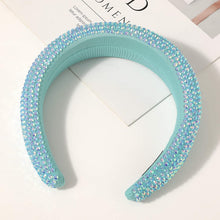 将图片加载到图库查看器，Ivyu Headbands for Women Girls Head Bands - Diademas Para Mujer De Moda Rhinestone Blue - Ivyu Beauty
