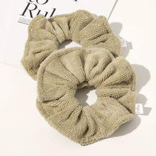Load image into Gallery viewer, Ivyu Microfiber Hair Drying Scrunchies Towels Fiber - Buns Large Scrunchie for Curl Hair for Bed Pool Shower Warp Wet Anti Frizz Hair Products Absorbent Fast Terry Cloth Scrunchy Gifts For Women Girls - Ivyu Beauty
