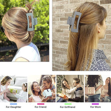 将图片加载到图库查看器，Ivyu Large Plastic Matte Jumbo Nonslip Claw Hair Clips
