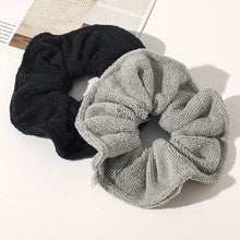 Load image into Gallery viewer, Ivyu Microfiber Hair Drying Scrunchies Towel Fiber - Buns Large Big Jumbo Scrunchie for Curl Hair for Shower Wet Anti Frizz Hair Products Absorbent Fast Terry Cloth Sleep Scrunchy Gift for Women Girls - Ivyu Beauty
