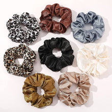 将图片加载到图库查看器，Scrunchies Hair Ties Silk Satin Scrunchy - Hair Elastics Bands Ponytail Holder Pack of Neutral Scrubchy Hair Accessories Women Girls - Ivyu Beauty
